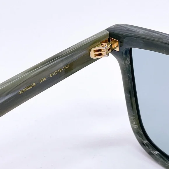 NEW GUCCI GG0582S 004 UNISEX SHIELD SUNGLASSES GUCCI GG0582S - Picture 11 of 14